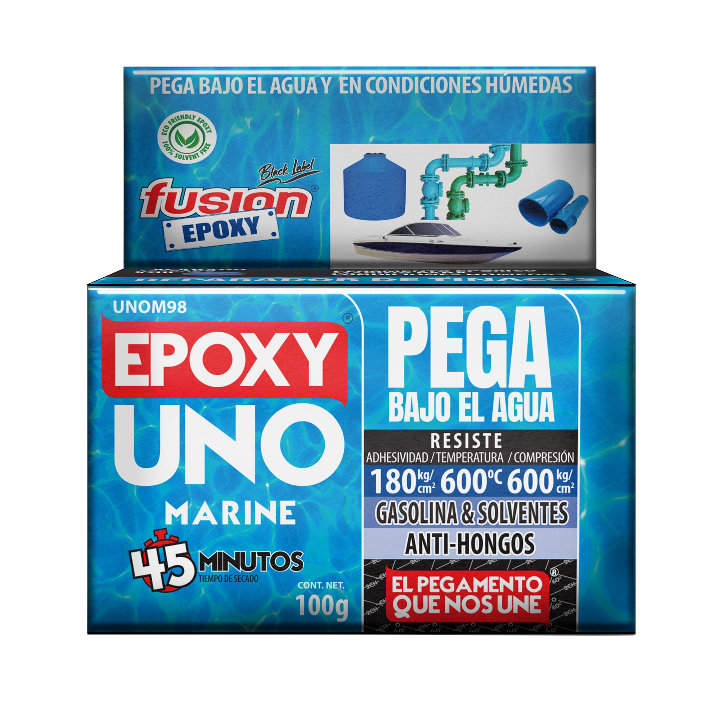 UNO MARINE 100gr Pegamento Epóxico