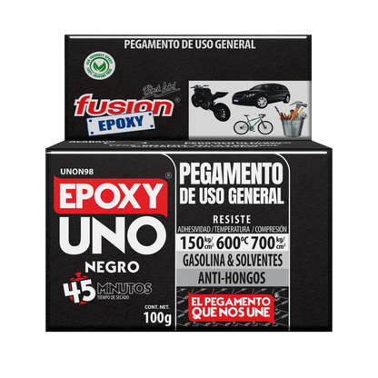 UNO NEGRO 100gr Pegamento Epoxico